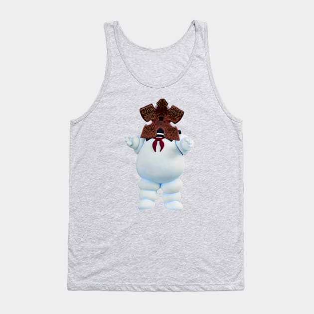 Stay Puft Marshmallow Demogorgon Stranger Things Tank Top by Rebus28